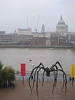 Louise Bourgeois, Maman against the Thames, London