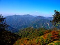 Northwest side view from Mount Tō (10/2008)