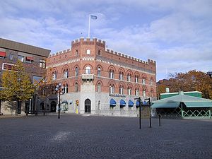 Stora Torget i centrala Örnsköldsvik, oktober 2003