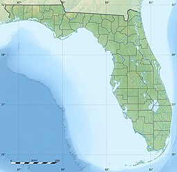Location of Black Lake in Florida, USA.