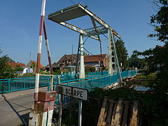 Le pont-bascule sur la Scarpe.