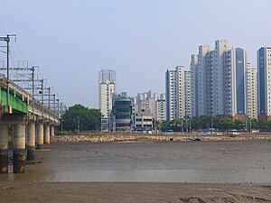 인천 논현동에서 바라본 월곶동 (2024년)
