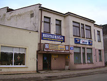 Photographie de l'ancien cinéma à Otwock que tenaient Calel Perechodnik et sa femme, photographié en 2008.