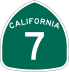 State Route 7 marker