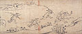 Image 13Chōjū-giga (12th century), traditionally attributed to a monk-artist Kakuyū (Toba Sōjo) (from History of manga)