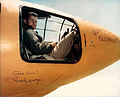 signature of Chuck Yeager