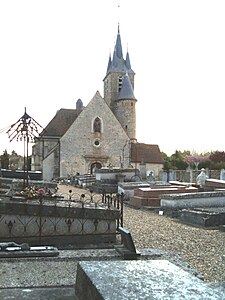 Vue du cimetière.