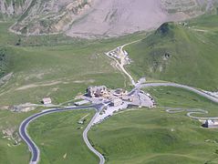 Col du Lautaret depuis la montagne de Chaillol.