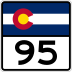 State Highway 95 marker