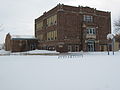 The old public school which was condemned a few years ago.