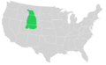 Distribution of Diplodocus