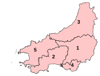 Circonscription parlementaires de Dyfed en 2010