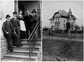 Flettner's boyhood home in Eddersheim, Germany. Anton Flettner is on the far right.