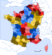 carte des diocèses en 1802