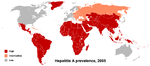 Hepatit A-virusets utbredning 2005