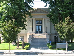 Healdsburg Carnegie Library, which now houses the Healdsburg Museum