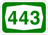 Route 443 shield}}