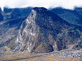 L'Ardève vu depuis Nendaz.