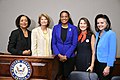 Lisa Murkowski with representatives from the ERA Coalition