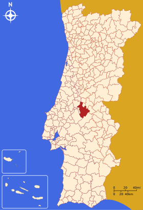 Localização de Abrantes