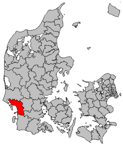 Comune di Esbjerg – Localizzazione