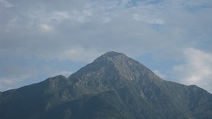 La vetta vista da Domaso