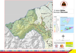 Official map of the Administrative post