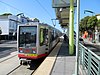 A northbound train at Williams station, 2017