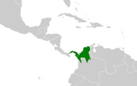 Distribución geográfica del mosquerito piquicurvo sureño.