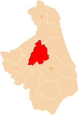 Location within the voivodeship