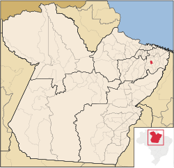 Localização de Mãe do Rio no Pará