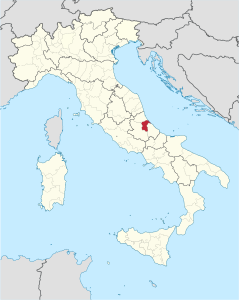 Provincia di Pescara – Localizzazione