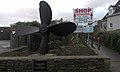 Samson's propeller, which was removed and put on display in the town of Ardmore.