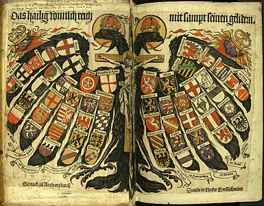 Double-headed eagle of the Holy Roman Empire, by Hans Burgkmair