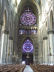 Rose windows, west end