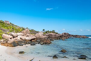 Beach Petite Anse Cocos La Digue