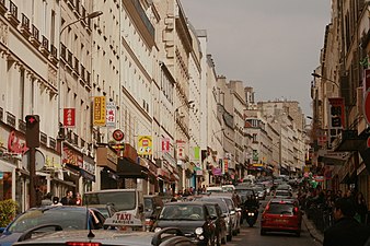 Verkehrsstau in der Straße