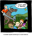 Image 54Saturday Morning Breakfast Cereal panel, by Zach Weinersmith (from Wikipedia:Featured pictures/Artwork/Others)