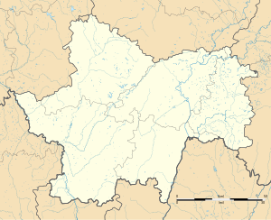布鲁瓦在索恩-卢瓦尔省的位置