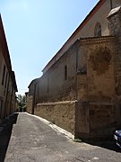 Façade est de l'église.