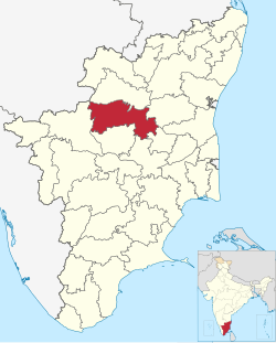 Location in Tamil Nadu, India