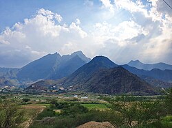 Overview of Al-Bahah with the Hijaz Mountains in the background