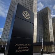 The Palais de la Cour de Justice: the seat of the Court of Justice of the European Union.