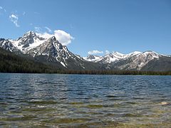 Sawtooth Lake and McGown Peak, Idaho