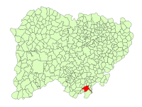 Localisation de Béjar