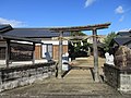 大内神社（権現）松江市（解説板記述、網元吉儀惣右衛門の介護を受けたが亡くなった）