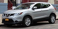 2017 Nissan Rogue Sport S AWD (US; pre-facelift)