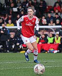 Vivianne Miedema playing for Arsenal
