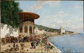 Market Day in Constantinople, 1877