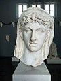 An ancient Roman bust of Cleopatra VII of Ptolemaic Egypt.